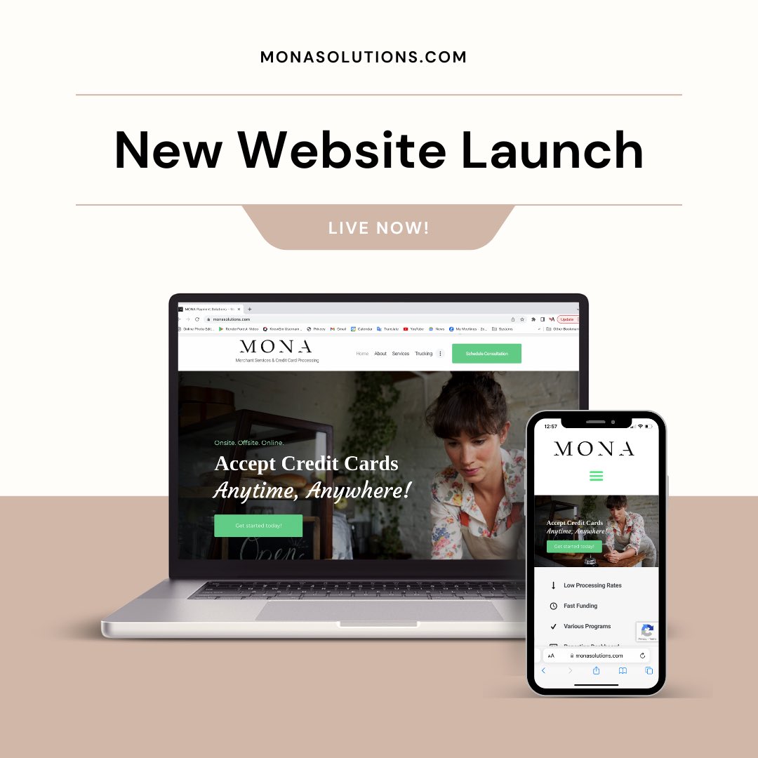 monasolutions's tweet image. ✨Our team has been working hard on a new website, and we are thrilled to announce that the new website is now live after months of planning, development, and testing.

✨Explore it now for yourself and see the difference!

🌐 MONAsolutions.com

#paymentsystems
