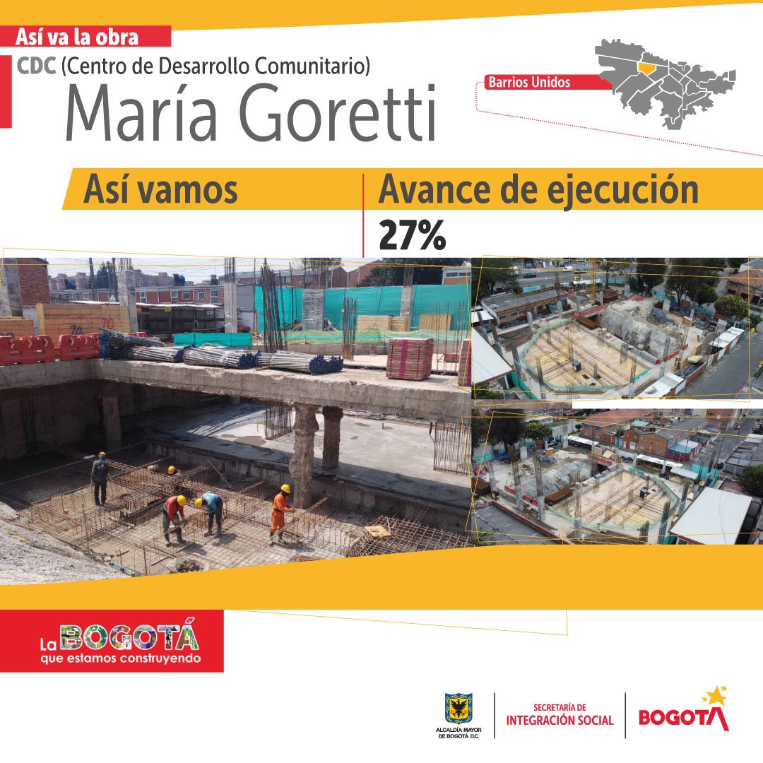 💛❤️¡El Distrito está comprometido con las personas más vulnerables de Bogotá!

Recuerda que esta nueva Casa de la Manzana del Cuidado de Barrios Unidos contará con jardín infantil y centro día para las personas mayores de la localidad. 

#JuntosCuidamosBogotá