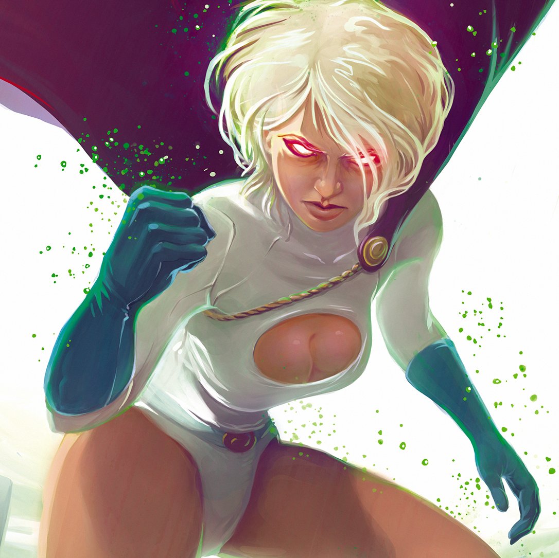 I'm happy because today is the official release of my first variant cover for #dccomics !! #variantcover #coverart #comics #comicbooks #PowerGirl #lazarusplanet