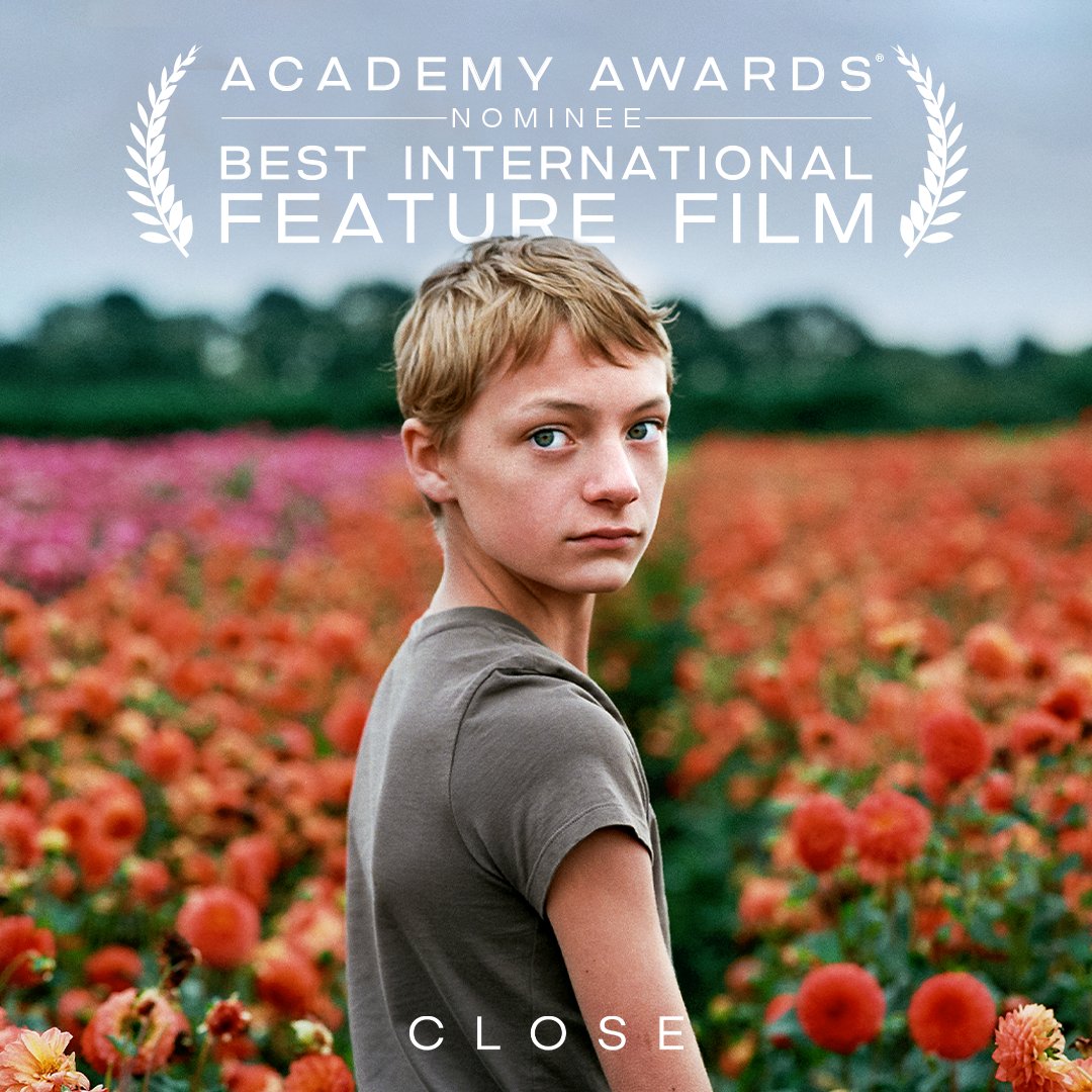 FOR YOUR CONSIDERATION!!
CLOSE is representing the Belgian colors at this year's Oscars, which will be awarded on Sunday 12 March. We are extremely pleased and honored to be among the five nominees in the category for Best International Feature.