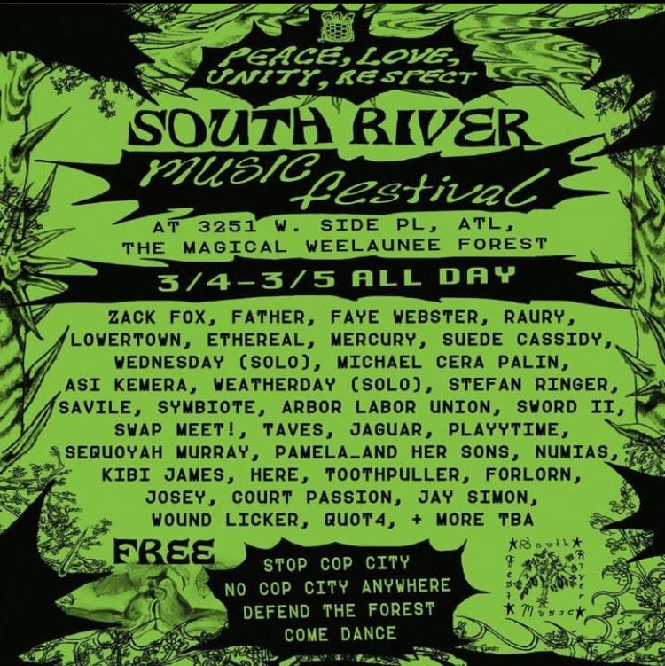 Defend the Atlanta Forest on Twitter "South River Music Festival to 