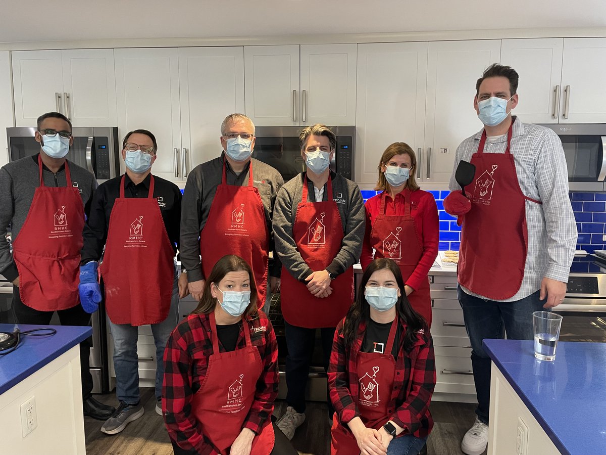 Thank you @TrojanTechnologies for continuing your support of #KeepingFamiliesClose!  Your room adoption and the sweet smell of your baking, wraps families in the comforts of home when they need it the most.