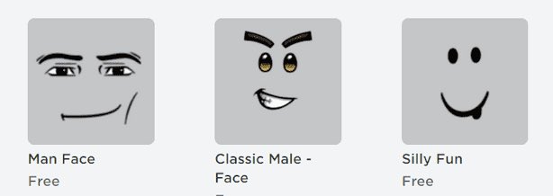 MAN FACE  Male face, Roblox, Roblox funny