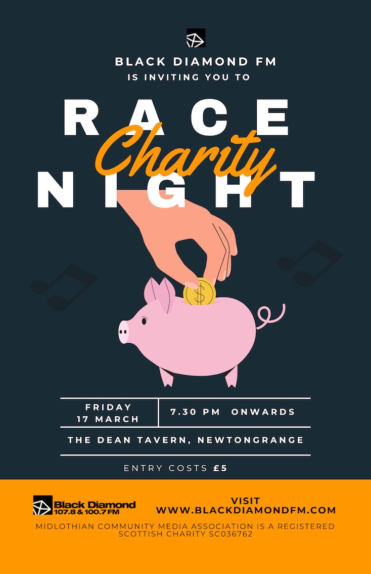 You’re invited to an evening of entertainment at The Dean Tavern next month! #Midlothian #RaceNight