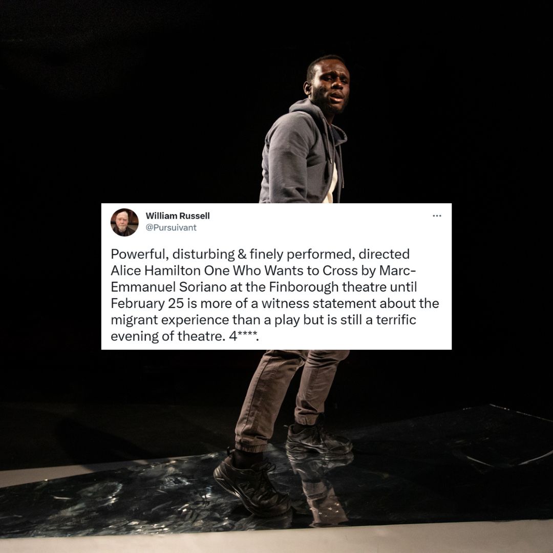 OneWhoWantsTo's tweet photo. Don't just take our word for it! Take a look at what our audience members have been saying.

Final week, must end this Saturday!

🗓️ Until 25 Feb 23
📍 @finborough
🎟️ https://t.co/aEdYVqBqT0 https://t.co/fwogSCKsT1