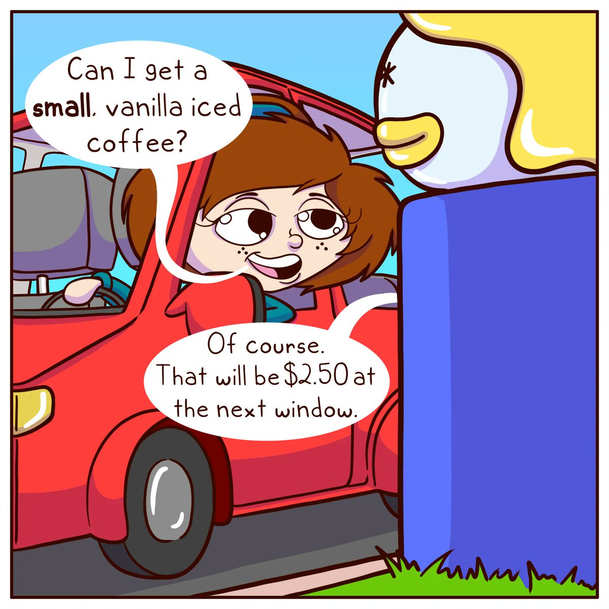 LittleMeComix's tweet photo. Want some coffee๐โ๏ธ What's your favorite place to get coffee or tea๐
#CoffeeLovers #comics #comicstrip #humor #IcedCoffee #littleanimatedme #originalcomic #SmallCoffee #StarbuckCoffee #ThrowbackThursday #webcomicsofinstagram https://t.co/HZt6kyqg8B