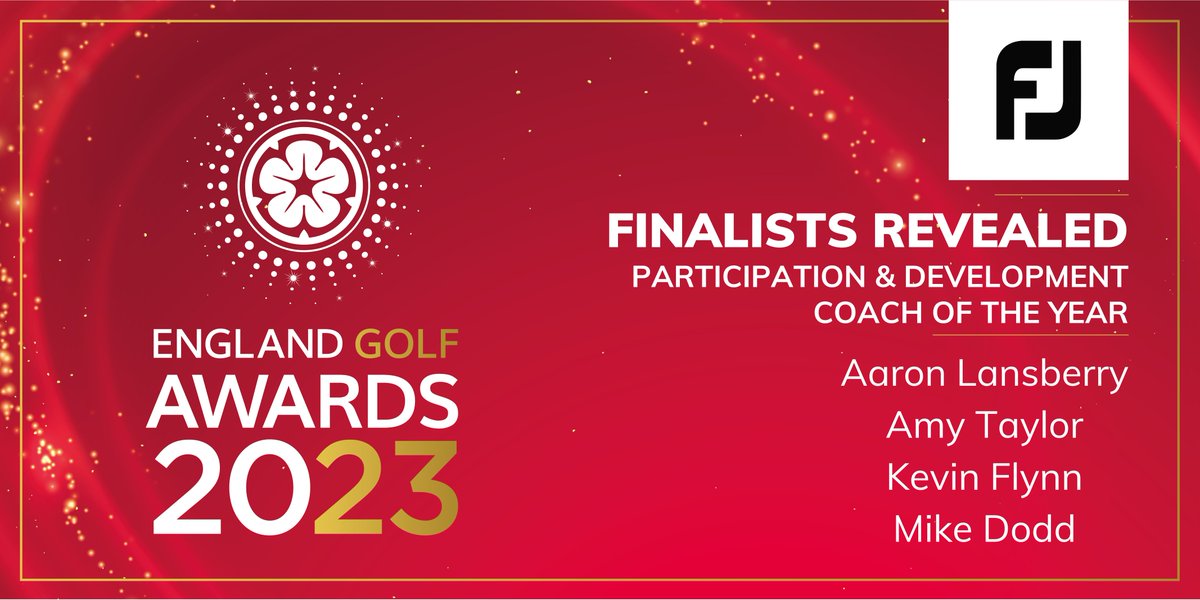 👊 Your 2023 Participation &amp; Development Coach of the Year finalists!

Aaron Lansberry
Amy Taylor
Kevin Flynn
Mike Dodd

#EGAwards2023 | <a href="/FootJoyEurope/">FootJoy Europe</a> 

🇺🇦 #EGStandswithUkraine 🇺🇦