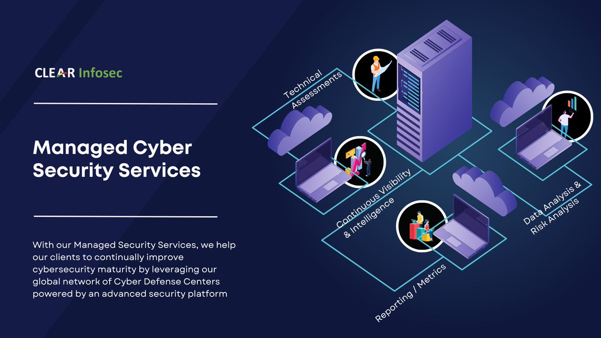 Looking to improve your organisation's #security? For your business to succeed, a cyber security solution is no longer an option, but a necessity. We offer a wide range of managed cyber security services.

#Intergence #CyberSecurityManager #DigitalTransformation #managedITservice