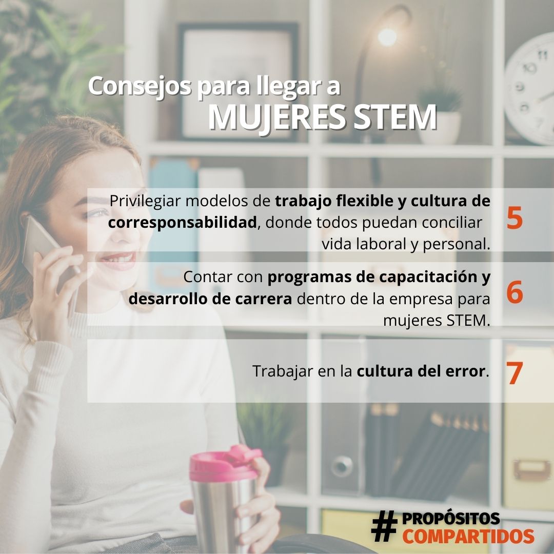 👀Hablando de mujeres y STEM vemos que aún hay un largo camino por delante para aumentar su participación en general. Pero ¿Cómo avanzar en esta tarea cuando la limitante no es la falta de profesionales capacitadas? 👉Lee mas de @trabajandocl en el link: redderrhh.com/mujeres-valien…