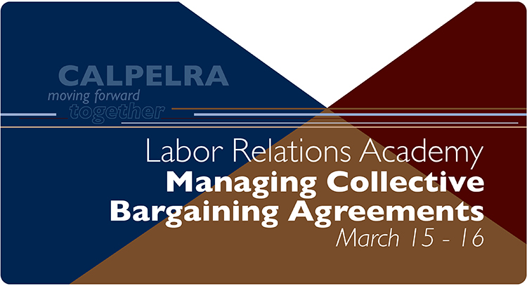 CALPELRA's tweet photo. Coming In March: Managing Collective Bargaining Agreements. Register now and join us on March 15-16 for this popular online training program! #CALPELRAAcademy #LaborRelationsTraining #CALPELRATraining
https://t.co/O8NOfb0qWe https://t.co/sT0XCgN2OU