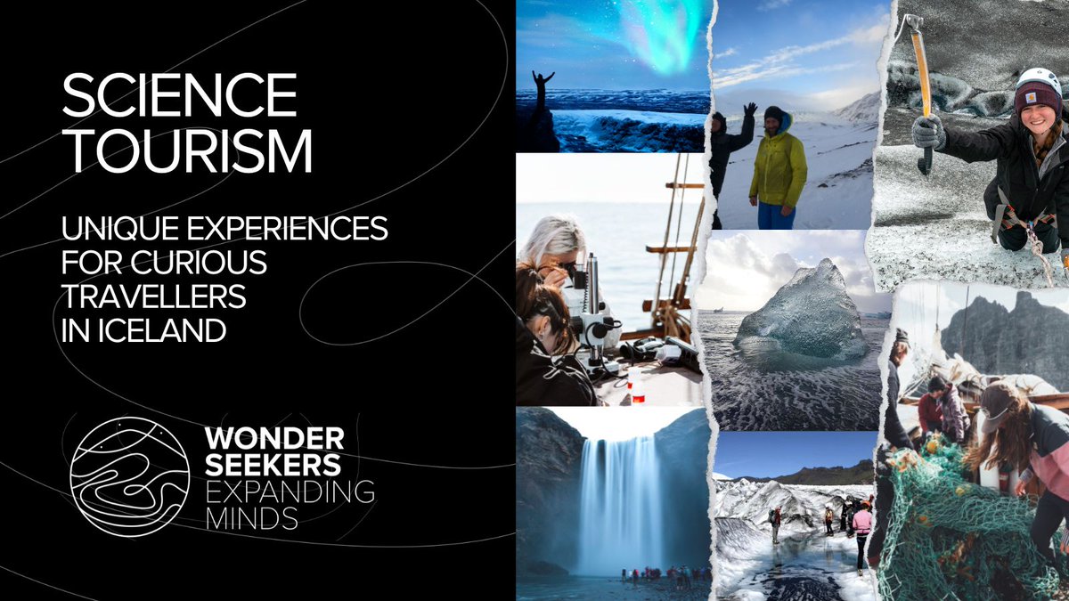 🇮🇸Going to #Iceland this year? Try an adventure in #sciencetourism. Think #icecave tours, #glacier walks #beachcleans #kayaking & puffins, #volcano exhibitions & more... 🚩 WonderSeekers.com #travel #visiticeland