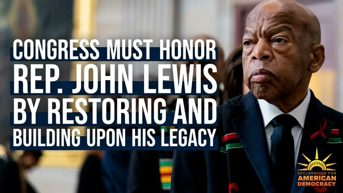 Happy Birthday the Honorable Rep. John Lewis. Everyday is a good trouble day. 