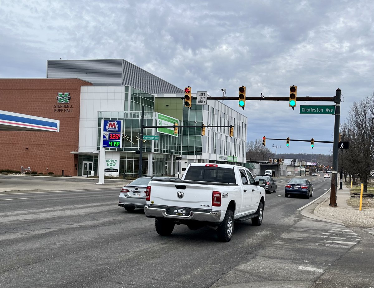Huntington, WV on Twitter "The median and one lane in each direction