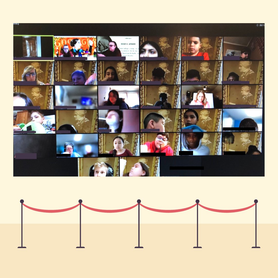 Our sixth grade and ESL classes took a virtual field trip to the Susan B Anthony Museum in Massachusetts. They still have exciting activities to follow up their trip, planned for this week