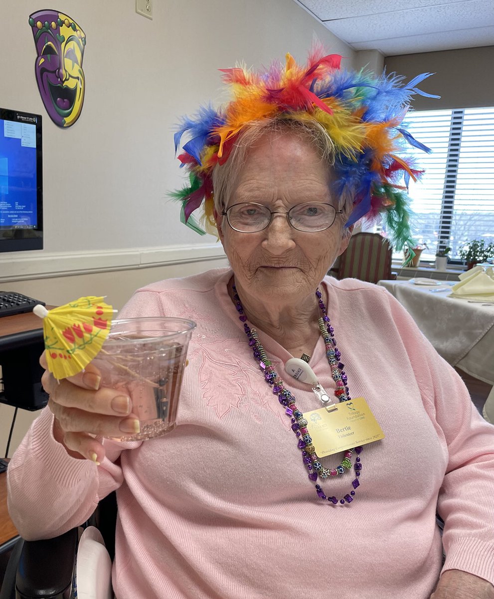 ParkTerraceHC's tweet photo. We had a wonderful Mardi Gras celebration! Our residents enjoyed a delicious Hurricane Punch with lunch. We love to celebrate life together!#TrilogyLiving https://t.co/8UfvBW3esE