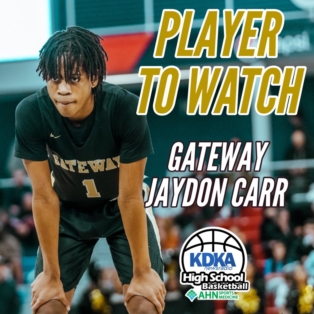 𝙋𝙇𝘼𝙔𝙀𝙍 𝙏𝙊 𝙒𝘼𝙏𝘾𝙃

Gateway G Jaydon Carr (<a href="/jaydoncarr12/">jaydon</a>)

- star guard for the Gators 🐊 
- averaging 17 ppg this season 🔥

Highlights ➡️: hudl.com/profile/155393…

#KDKAHoops #GoNextLevel #WPIAL