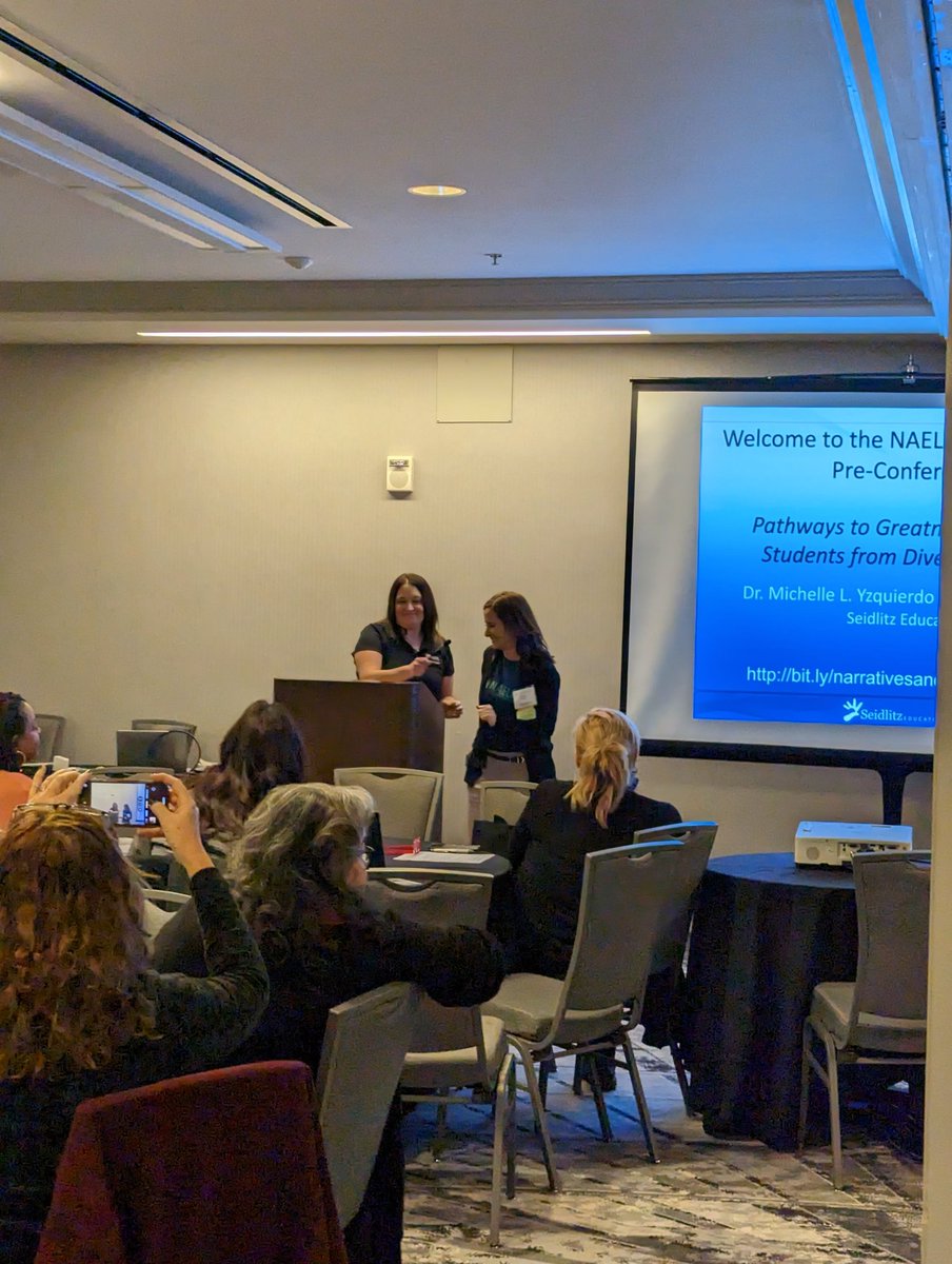 Great things happening at #NAELPAConference Thank you <a href="/Seidlitz_Ed/">Seidlitz Education</a> and <a href="/dr_aquagirl/">Michelle Yzquierdo</a>