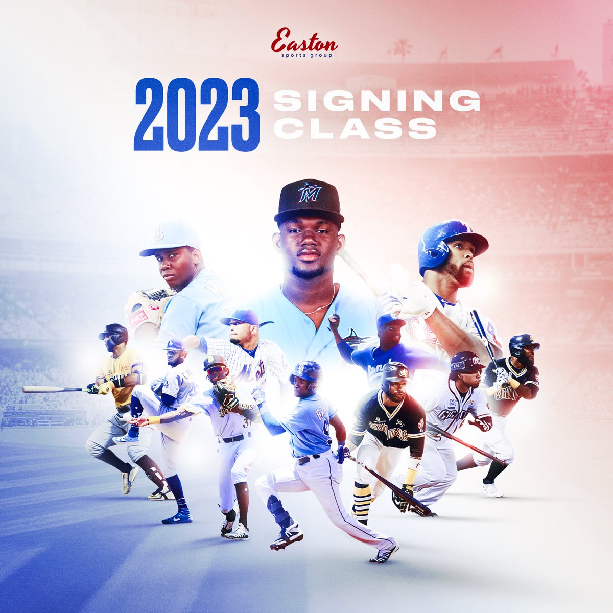 Easton Sports Group (@eastonsportsgrp) on Twitter photo Excited to announce we have expanded into baseball!! Please help us welcome our inaugural signing class!! 🙌🏻⚾️ *graphic credit to <a href="/jamesmaldesign/">James Maluchnik</a> 👊🏻 Excited to announce we have expanded into baseball!! Please help us welcome our inaugural signing class!! 🙌🏻⚾️ *graphic credit to <a href="/jamesmaldesign/">James Maluchnik</a> 👊🏻