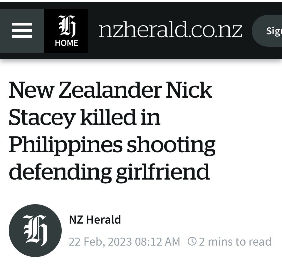 MikeeNoy's tweet photo. What tragedy. Wondering if our good ambassador @PeterKellNZ  was able to touch base with Pamela and nick’s family already https://t.co/dY4DSdCEWr