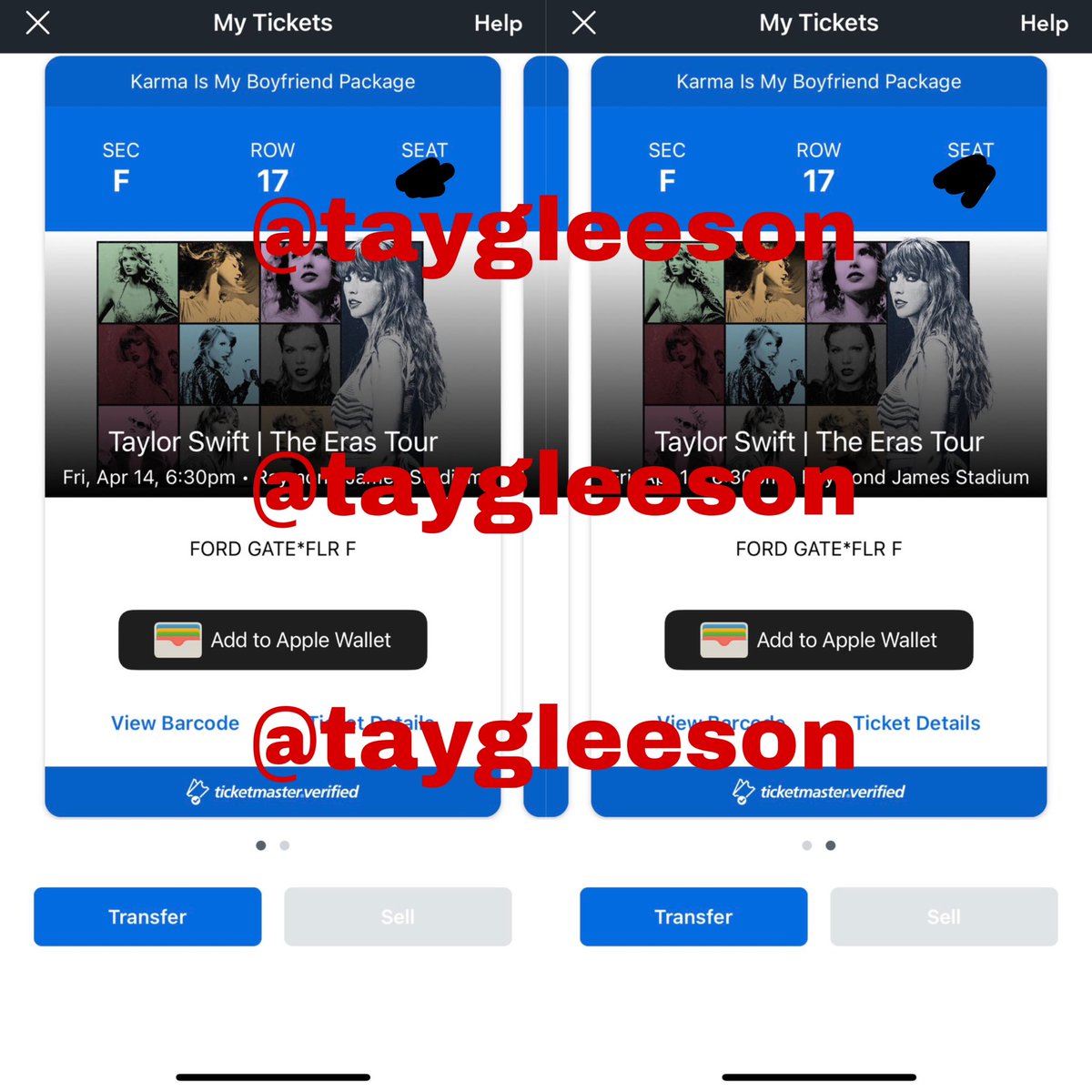 Eras Tour Resell tweet media