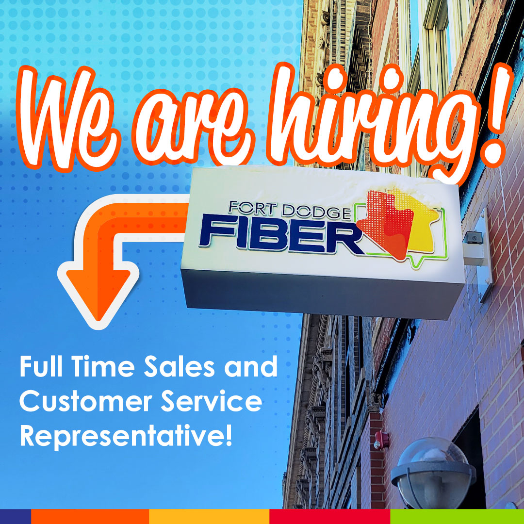 FortDodgeFiber's tweet photo. Fort Dodge Fiber is excited to announce that we are seeking a Full Time Sales and Customer Service Representative to join our team!

Follow the link to learn more and apply: https://t.co/h83xQeE03N https://t.co/Cua1CcNrOj