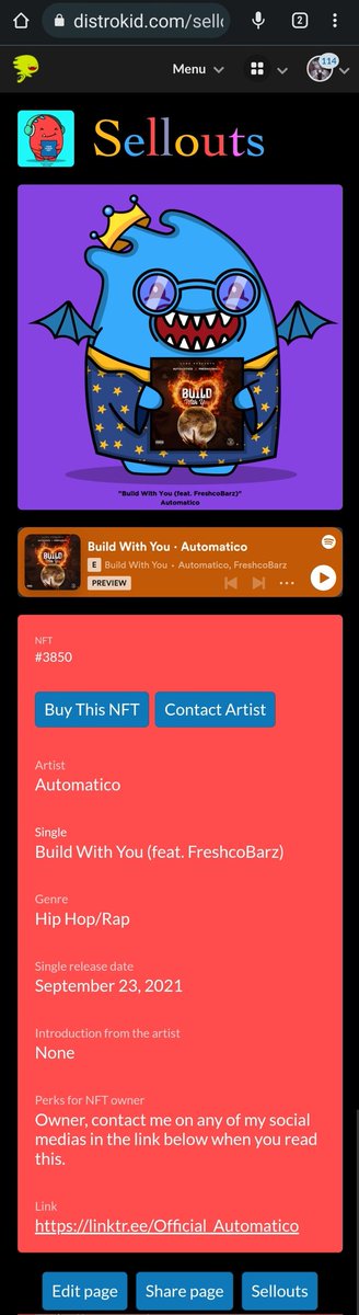 LCDA_Automatico's tweet photo. @repostexchange @cdbaby @DistroKid 
#LaCasaDeAutomatico
#BuildWithYou #DistroKid #DistroKidArtist #Sellouts #SelloutsNFT #NFT #RepostExchange #ReExCharts #ReExTop40 #ReExHipHopUrbanTop40 #SoundCloud #SoundCloudPro #SoundCloudForArtists #Spotify #SpotifyForArtists https://t.co/MdQU4ag7gN
