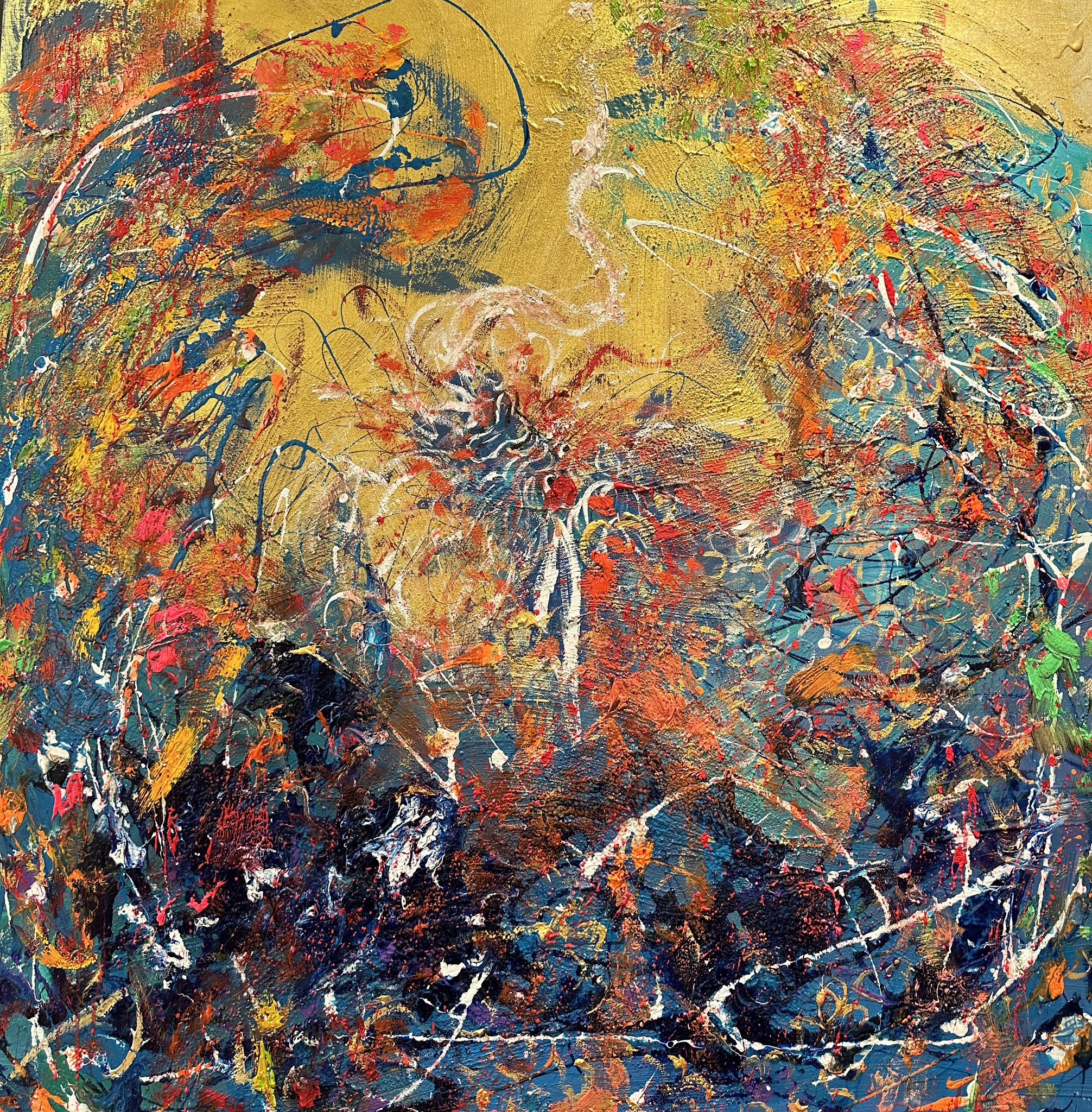 西村麻里・オーラのにしまりちゃん絵画