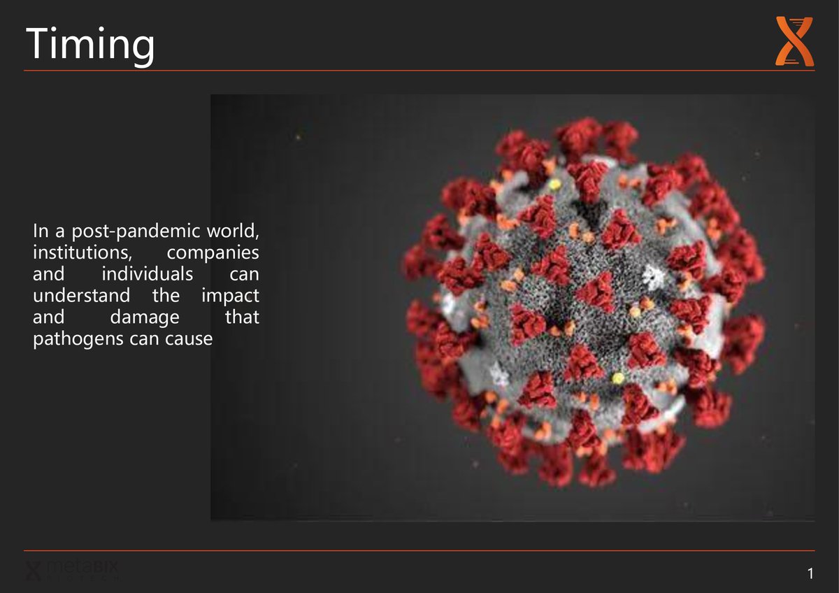 MetabixB's tweet photo. Our timing...

What does metaBIX Biotech do?

Predictive technology for emerging pathogens and microbiological risks for the agri-food sector from environmental samples. https://t.co/JuQpi0VxzL