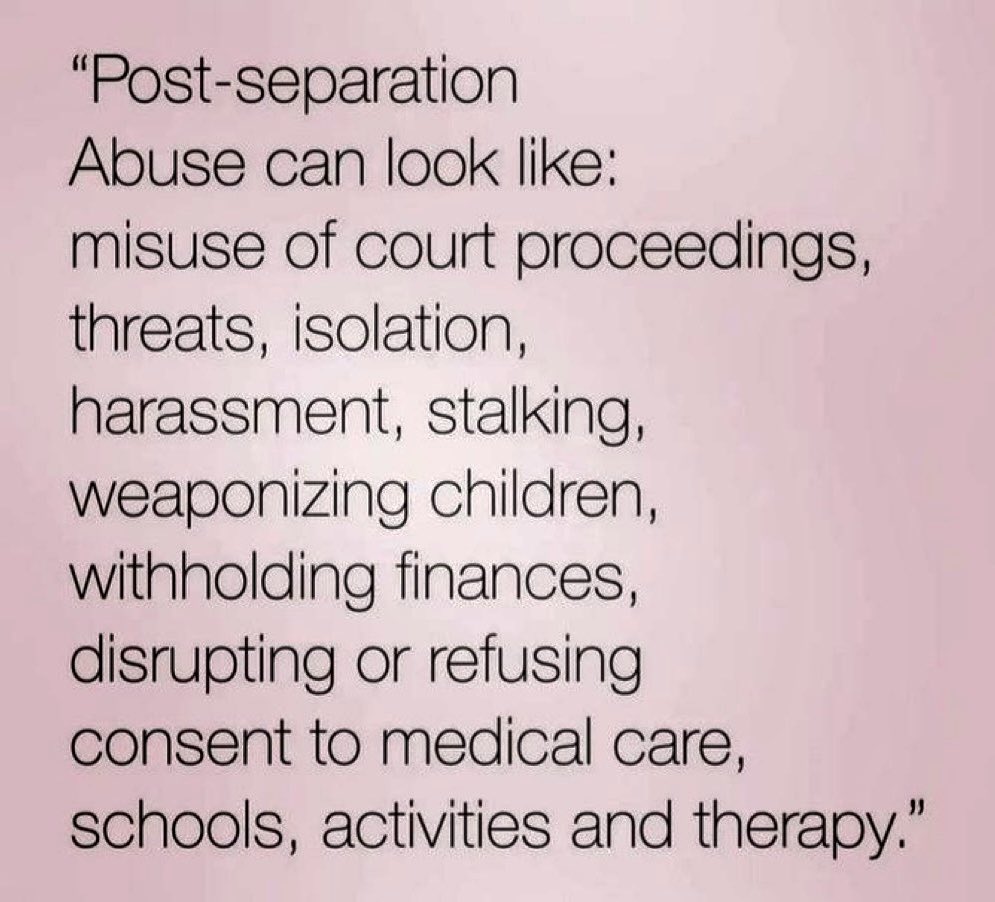 #ParentalAlienation is the abuse and weaponization of children.
It is a form of #PostSeparationAbuse