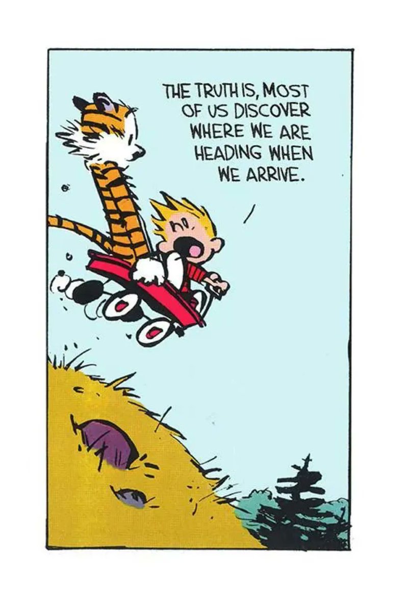 Calvinn_Hobbes's tweet photo. The strange truth about life 🙌🏻 #CalvinandHobbes https://t.co/yEgyBET7Ld