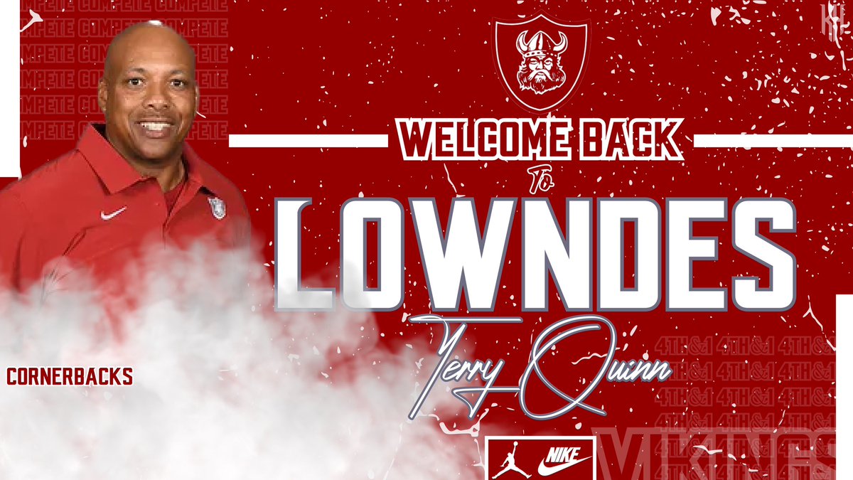 Excited to have Coach Quinn back with us. A ball coach and a better mentor for our kids. Coach Quinn will coach our Corners <a href="/lhsvikingsfbrec/">Lowndes Football Recruiting</a> <a href="/LHSvikingsFB/">Lowndes Football</a> <a href="/CoachReese_LHS/">Coach Christopher Reese</a> <a href="/jermeldemps/">Jermel Demps</a> <a href="/dbails9/">Don Bailey</a> <a href="/lance7711/">Coach Lance Jarriel</a>