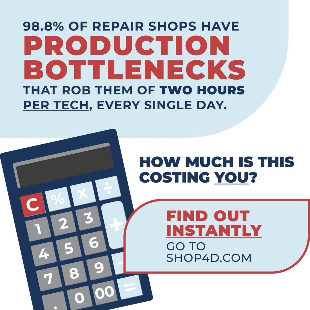 APM_Shop4D's tweet photo. 98.8% of repair shops have PRODUCTION BOTTLENECKS that rob them of two hours per tech, every single day. ๐
๐๐๐ ๐๐๐ ๐๐๐ ๐๐๐๐ ๐๐๐๐ ๐๐ ๐๐๐๐๐๐๐ ๐๐๐ by following the link here: https://t.co/uIKD26hJOF
#AutoShopSoftware #Shop4Dfamily #Efficiency #Growth https://t.co/7o3ThsmqcZ