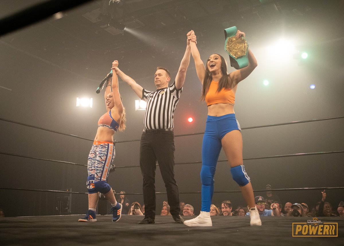Madi Wrenkowski e Missa Kate conquistam o NWA World Women’s Tag Team Championship