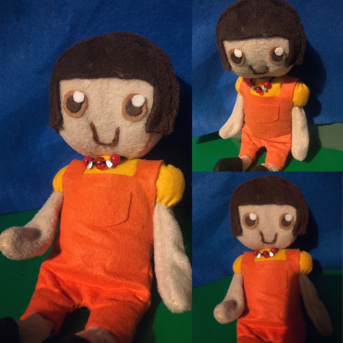 Next plushie from the @WorldsBeyondPod campaign 'The Wizard, the Witch & the Wild One' Ame the Witch played by the wonderful @erikaishii 
#bufffromdakjuk 
#worldbeyondnumber #thewizardthewitchandthewildone #aabriaiyengar #brennanleemulligan #erikaishii #louwillson #cramdaniel