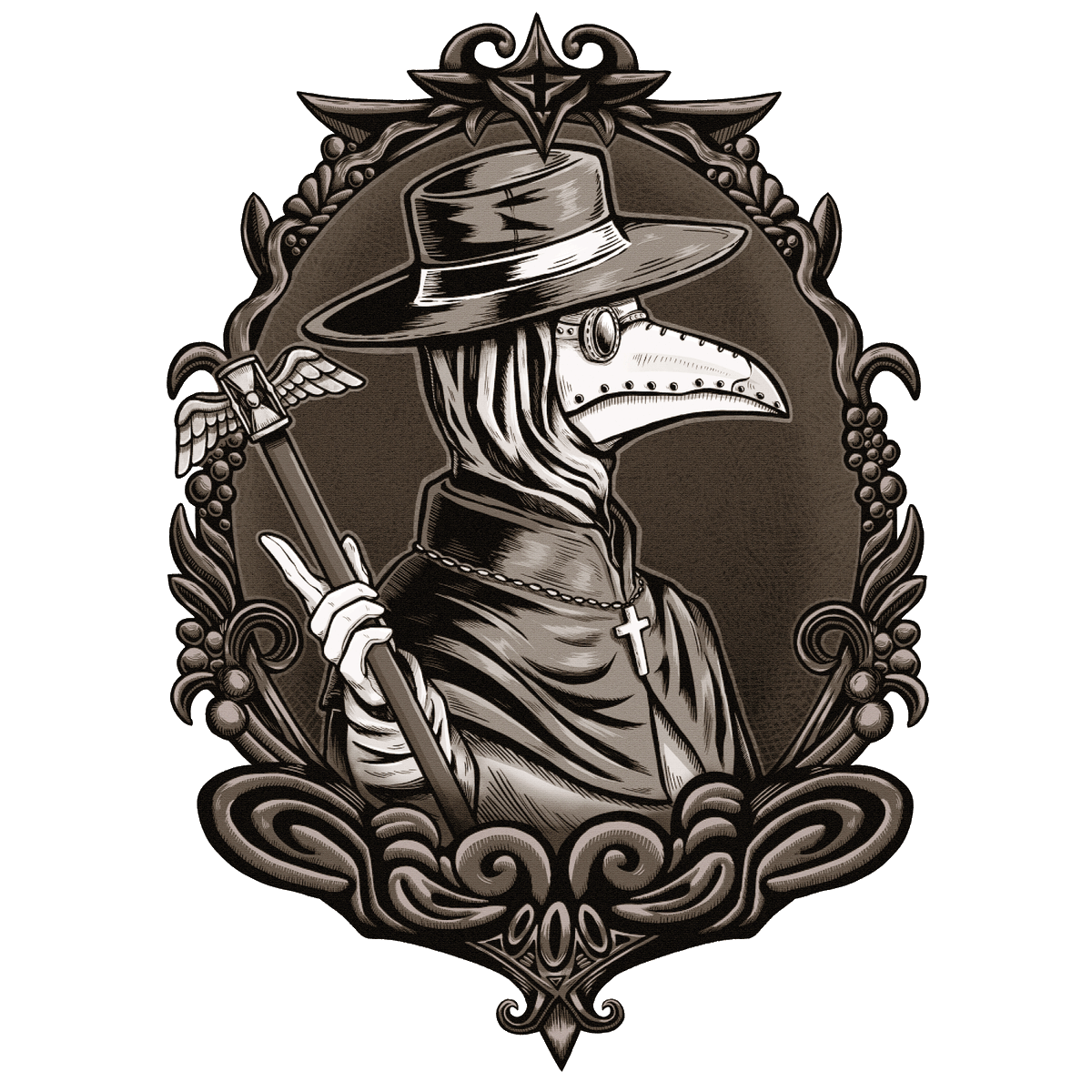 ViridianCrow's tweet photo. A doctor of the plague variety. 

#art #plaguedoctor https://t.co/Wh4dc7xDX5