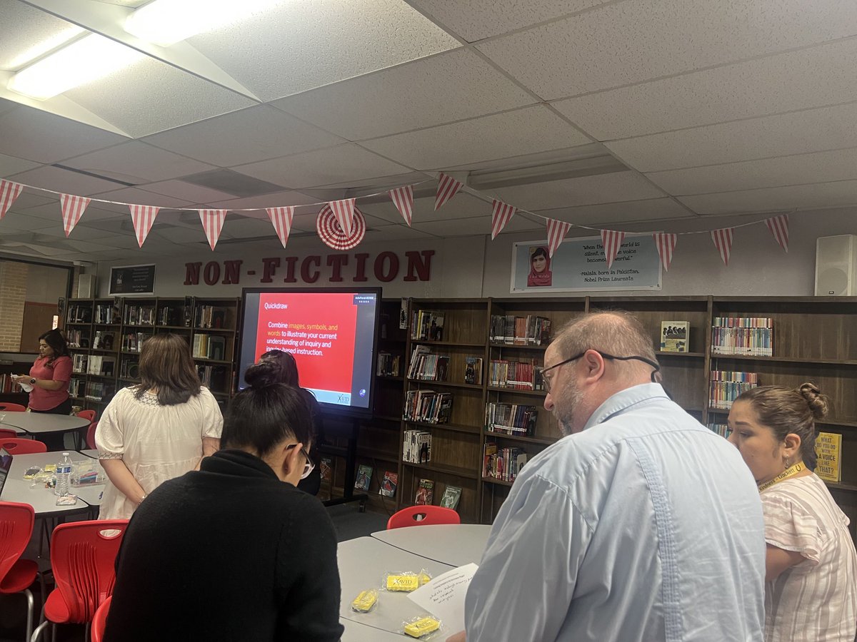 MaribelAranda12's tweet photo. AVID after the bell. Using inquiry to Increase Rigor. @CrockettColts @AvidColts https://t.co/IeiTGQMmnE