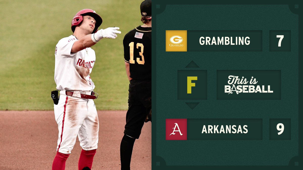 RazorbackBSB's tweet photo. HOGS WIN! 😅 https://t.co/TXoiwtVLpA
