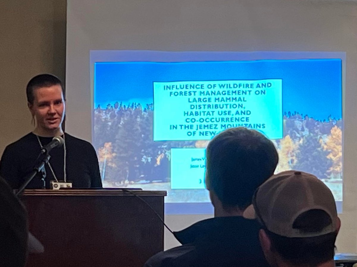 SO grateful to have won the Student Presentation Competition at the 2023 Joint Annual Meeting of the AZ and NM chapters of TWS. Imagine how good the presentation will be when I have >1 detection model to present!