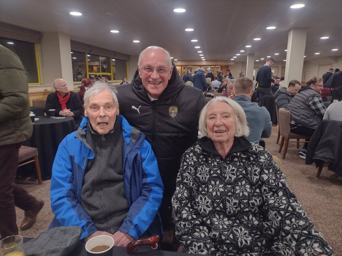 TaitJ's tweet photo. Mum and dad (Bobby Tait) had a fabulous evening at my dad's old club, Notts County, with a bonus 4-0 win against Southend!! Thanks to Coppice Lodge Care Home &amp; Notts County FC!!
#official_NCFC
#nottscounty #nottinghamshirelive #Nottingham #nottinghamshire https://t.co/GzdOYvO8G4