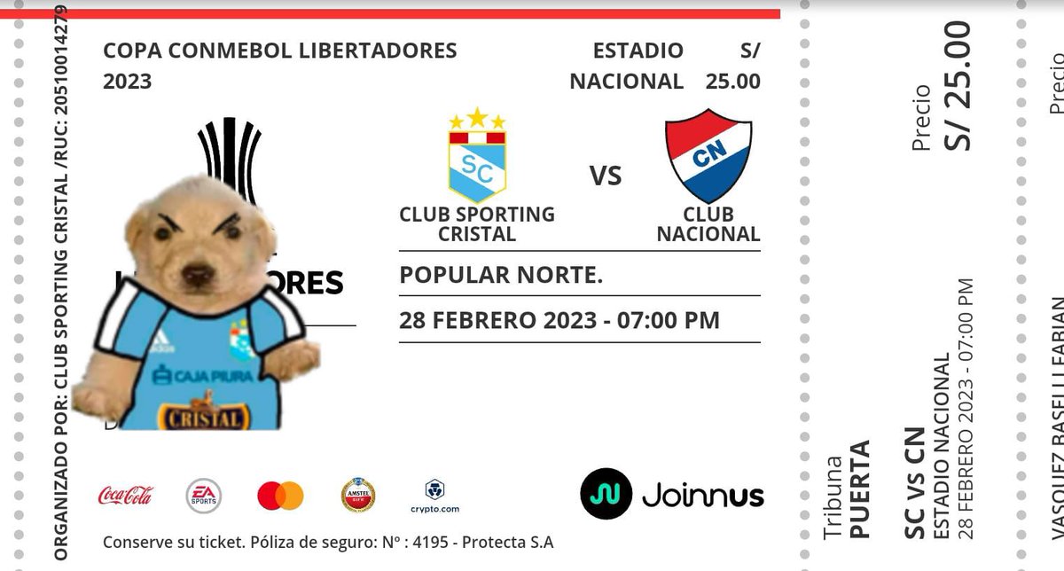 Bueno de asao voy a sortear esta entrada a norte para el partido de vuelta vs Nacional. Sólo rt y ya están participando 👍