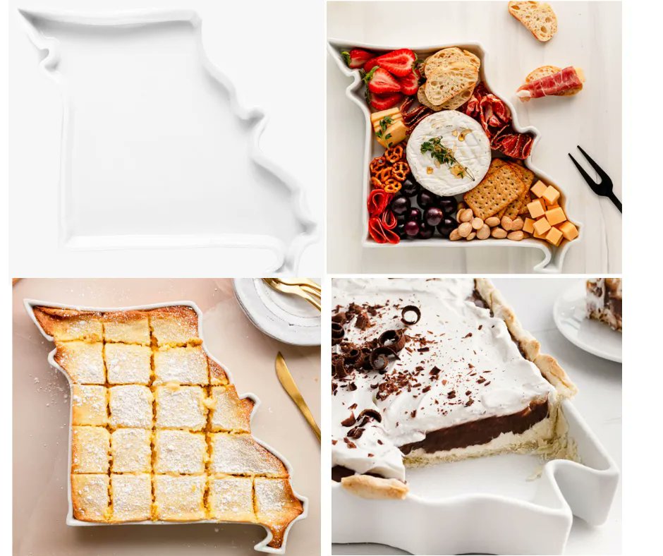 SarahLynneCR's tweet image. I just purchased this super cool MO dish with my credit card rewards! Check out the dozens of ideas for using it, esp. with state-specific foods. See if they have a dish for your state here: buff.ly/3IKLxog #foodie #missouri #potterybarn