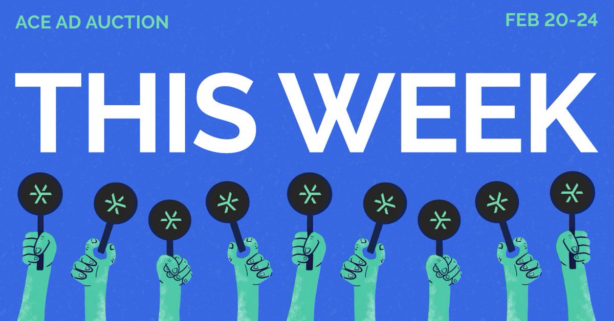 The 2023 ACE Ad Auction is on NOW! 

Save thousands on your advertising campaigns by bidding on some great deals in the media space. 

Check out 32auctions.com/AceAdAuction20… for more details and to start bidding!

Bidding closes Fr Feb 24 at 5pm MST.