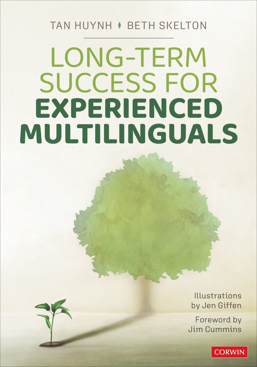 TanKHuynh's tweet photo. YESSSS! 

Here's the final cover for our (@easkelton) book on experienced multilinguals, the assets-based term for "LTELs". 

Free webinar on the book on March 6 (https://t.co/5A8nUh0xRg)

Available on May 9th but you can pre-order: https://t.co/1fPBHsucwK https://t.co/wXav5dQEKa