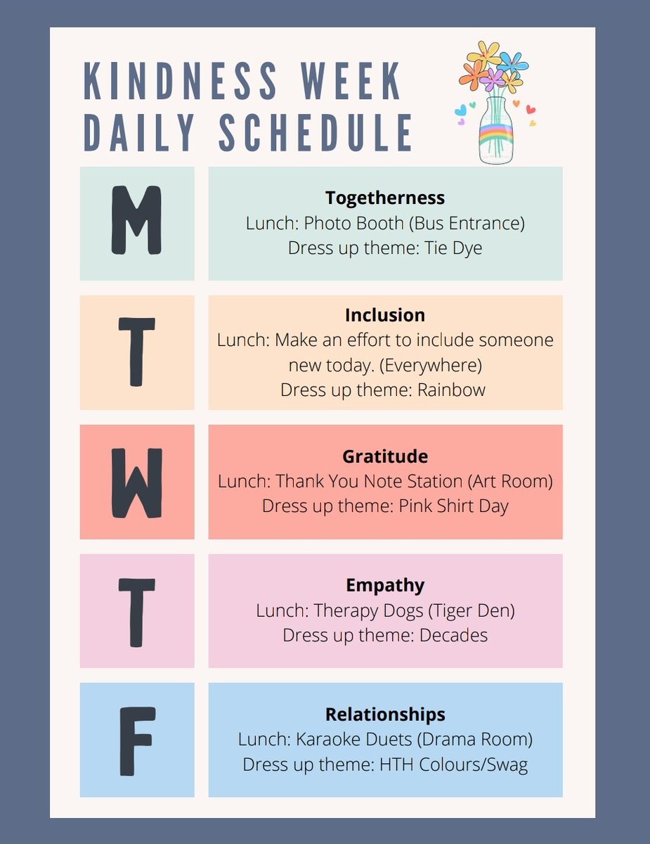 Tomorrow is pink shirt day!!! <a href="/hthtigers/">HolyTrinityHigh</a>