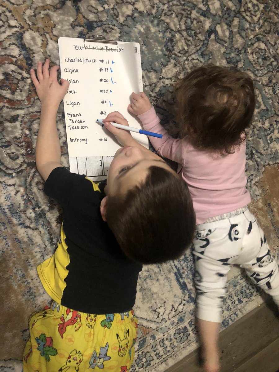 Junior coaching staff keeping tabs on the playoff game from the home “court”. Let’s go Broncos! <a href="/CoachRandall215/">Kevin Randall</a> <a href="/Coach_Marshall5/">christopher</a>