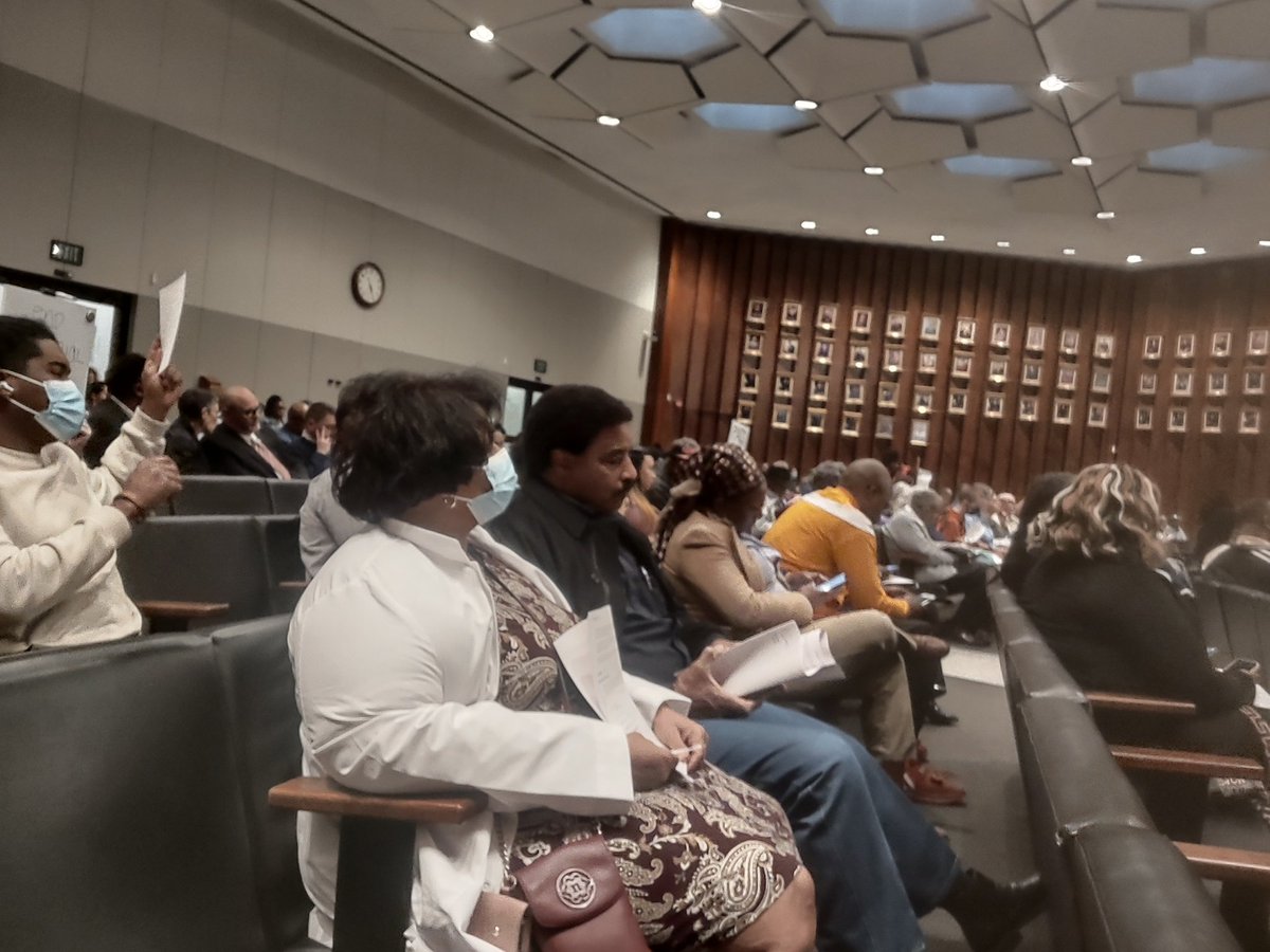 joybrookefair's tweet photo. Full house for this #Memphis citycouncil meeting. Lots of support from the community for #TyreNichols #JusticeForTyreNichols #CityCouncilWatch https://t.co/5HwcfjRpLf