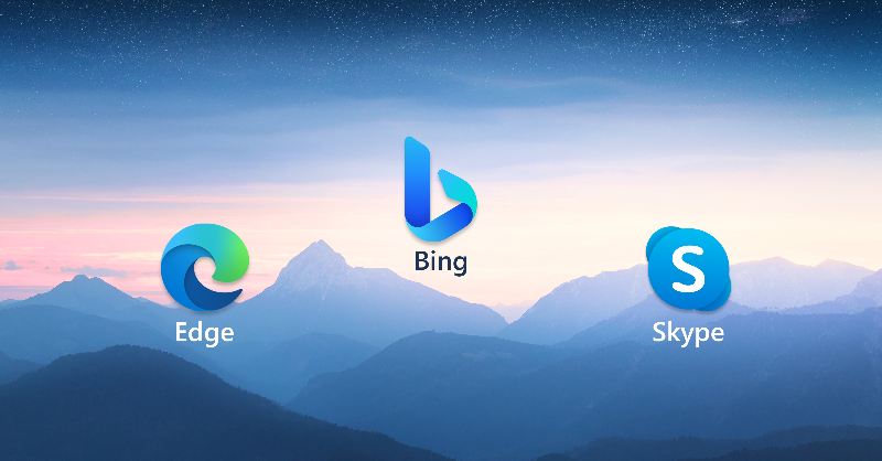 bing's tweet photo. We’re thrilled by the excitement of those using the new Bing preview. Your feedback is helping us test, learn, and improve. Today we’re extending the experience to your Bing app, Skype app, and Edge mobile.