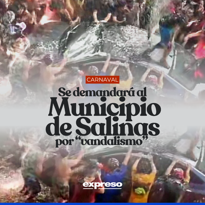 Expresoec's tweet photo. Fernando Vargas, representante en la Península del Comité de los Derechos Humanos y Humanismo del Ecuador, señaló que demandará al Municipio de Salinas y al gobernador de la provincia, Fulton Anchundia, por ser “responsables de los hechos vandálicos ocurridos en el malecón.

Más:
