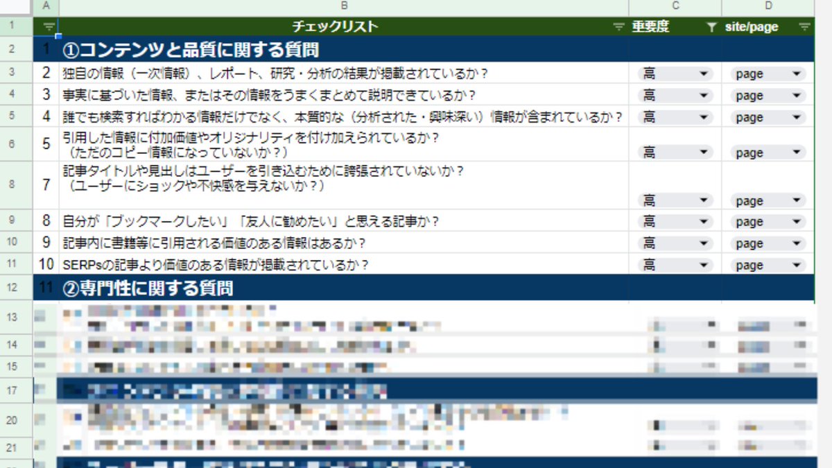 Google公式が「誰が、どのように、なぜ」に関するガイダンスを追加

自身での自己評価が推奨されており、ガイダンス内の
☑コンテンツと品質
☑専門性に関
☑コンテンツの提示や制作
に関する質問を要約してチェックリスト化しました！

興味ある方「RT」でDMにて配布します
※フォロー不要です！