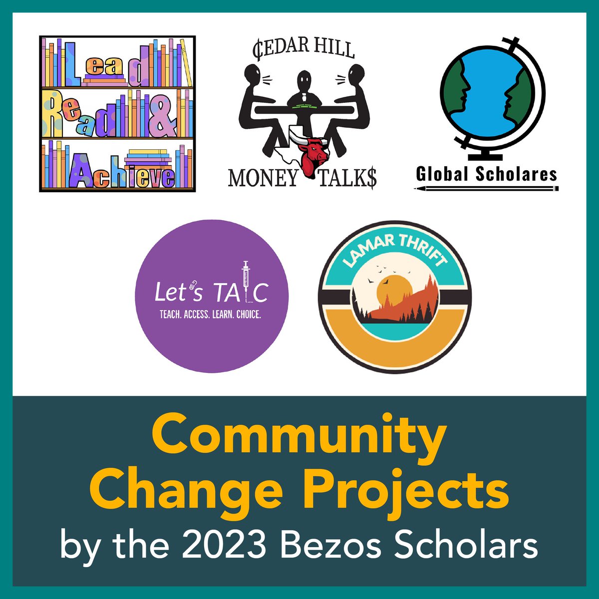 BezosScholars's tweet photo. We are excited to share the second set of #BezosScholar community change projects! Join us in celebrating these incredible student leaders, teams, adult allies, and communities in the shared work they are collectively doing for the betterment of their beloved communities. https://t.co/gWt46xUC53